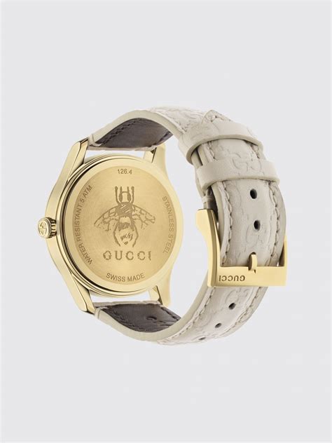 orologio femminile gucci rettangolare cinturino in pelle|Orologio G.